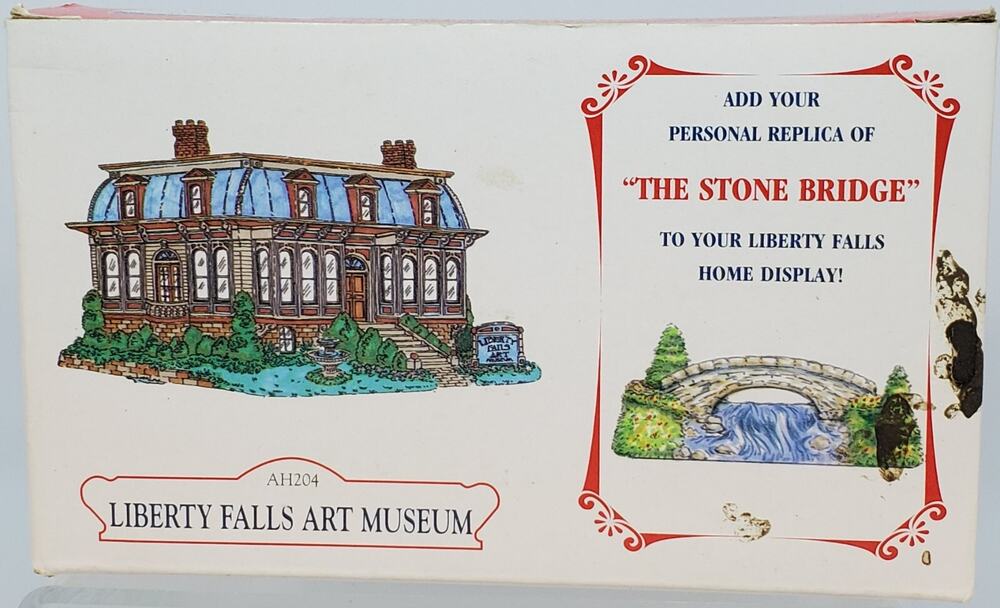 Liberty Falls 'Liberty Falls Art Museum & The Stone Bridge' Model AH204 2000